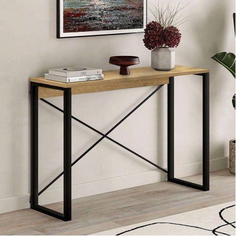 Κονσόλα Archie Megapap χρώμα sapphire oak 110x35x75εκ.