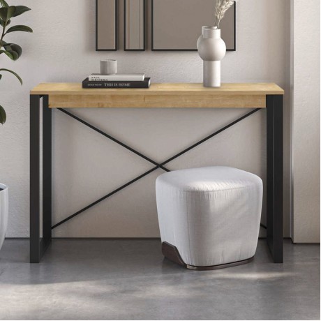 Κονσόλα Archie Megapap χρώμα sapphire oak 110x35x75εκ.