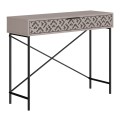 Heaton Megapap metal-melamine console in light mocha color 110x35,6x90cm.