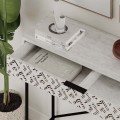 Giovanni Megapap metal-melamine console in ancient white color 110x35,6x90cm.