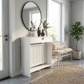 Opelya Megapap melamine dresser - Radiator cover color white 90x31.4x100cm.