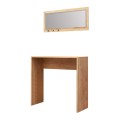 Cosenza Megapap melamine sideboard with mirror in oak color 80x30x82cm.