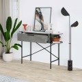 Otis Megapap melamine console inretro grey - white color 130x38x86,2cm.