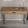Rochel Megapap melamine console in atlantic pine color 120x35x89,8cm.