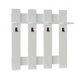 Carina Megapap melamine wall hanger in white color 70x18x70cm.