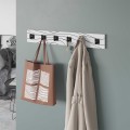 Κρεμάστρα τοίχου Flow Megapap χρώμα λευκό 63x1,8x9,8εκ.