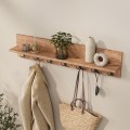 Kery Megapap melamine wall hanger in pine oak color 91x11x20cm.