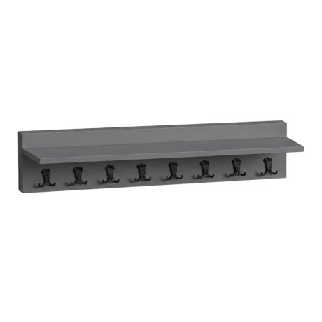 Kery Megapap melamine wall hanger in anthracite color 100x12x20cm.