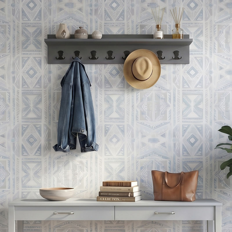 Kery Megapap melamine wall hanger in anthracite color 100x12x20cm.