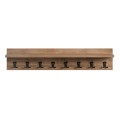 Kery Megapap melamine wall hanger in walnut color 100x12x20cm.