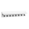 Kery Megapap melamine wall hanger in white color 100x12x20cm.