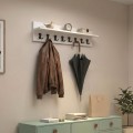 Kery Megapap melamine wall hanger in white color 100x12x20cm.