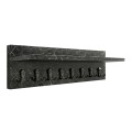 Kery Megapap melamine wall hanger in black marble color 100x12x20cm.