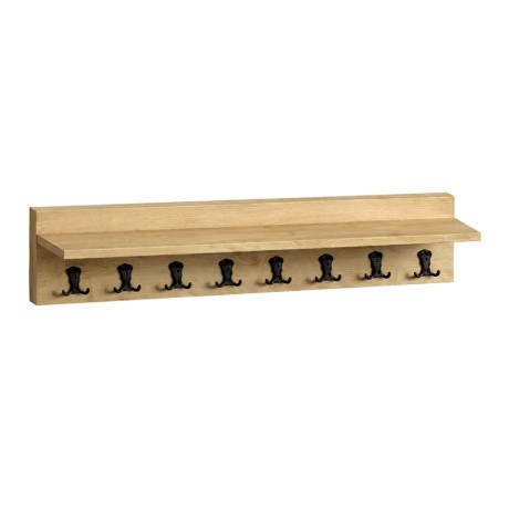 Kery Megapap melamine wall hanger in sapphire oak color 100x12x20cm.