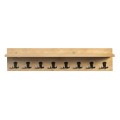 Kery Megapap melamine wall hanger in sapphire oak color 100x12x20cm.