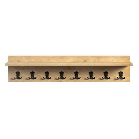 Kery Megapap melamine wall hanger in sapphire oak color 100x12x20cm.