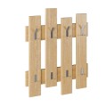 Wave Megapap melamine wall hanger in natural beech color 64x4x81cm.