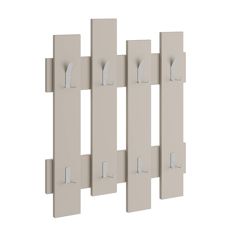 Κρεμάστρα τοίχου Wave Megapap χρώμα sandstone 64x4x81εκ.