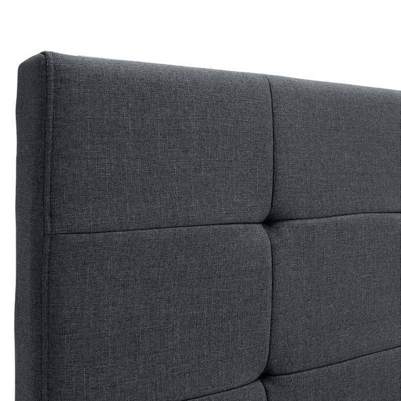 Iro Megapap fabric bed with storage space in anthracite color 160x200cm.