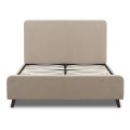 Ovelia Megapap fabric bed in beige color 120x200cm.