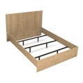 Troy Megapap melamine bed in oak color 150x200cm.