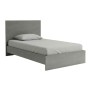 Troy Megapap melamine bed in concrete grey color 120x200cm.