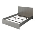Troy Megapap melamine bed in concrete grey color 150x200cm.
