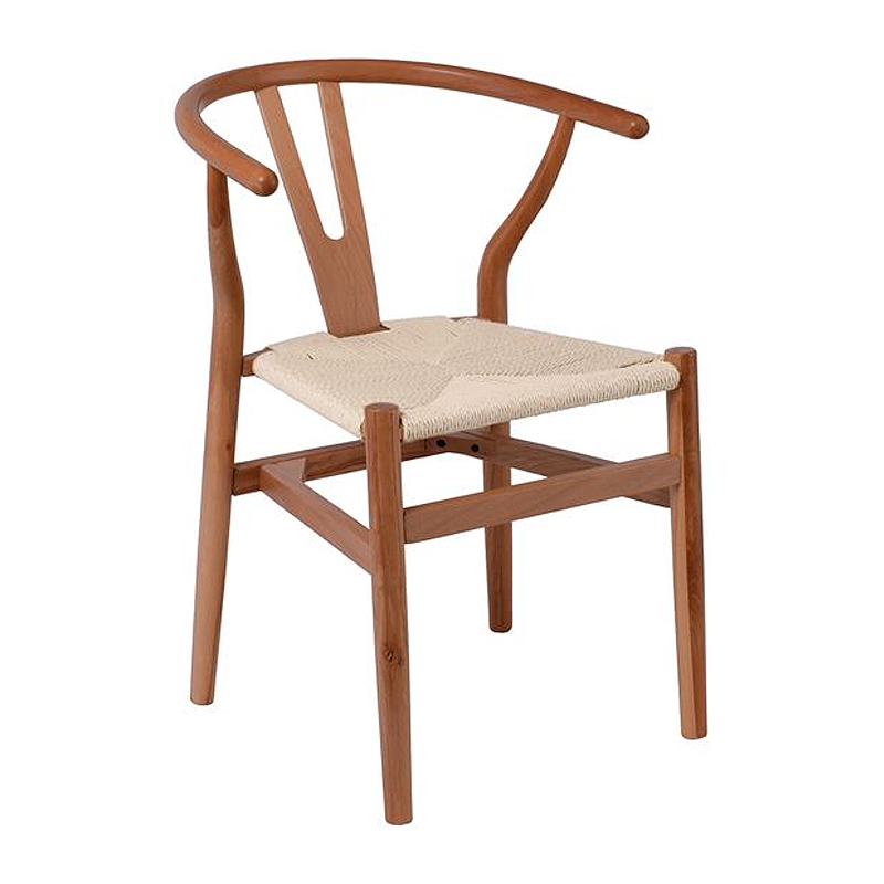 LIMA Chair Walnut, Seat Paper Rope Natural