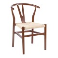 LIMA-W Chair Walnut, Seat Paper Rope Natural