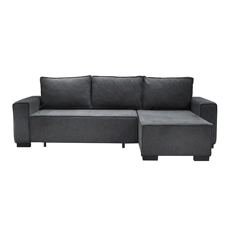 LONDON Left Corner Sofa-Bed / Fabric Anthracite