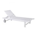 LUGANO Lounger White Acacia