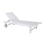LUGANO Lounger White Acacia