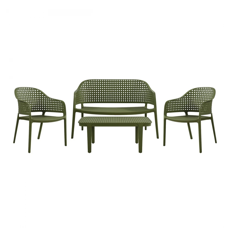 MALAGA Set (4pcs) PP-UV Green