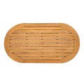 MARK Set (4pcs) Acacia Natural, Rope Wicker Beige, Cushions Beige