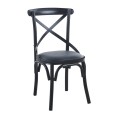 MARLIN Chair Metal Black Paint/Black Pu