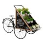 DECO BLACK METAL BICYCLE CART 165Χ68Χ168CM