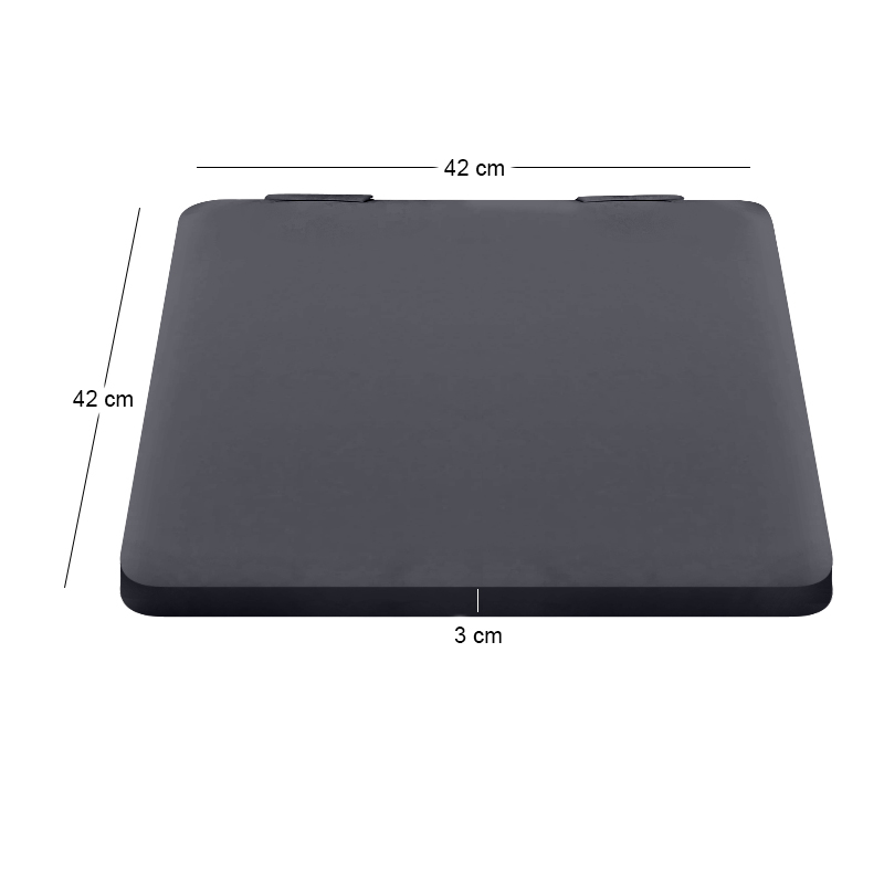 CHAIR Seat Cushion 42x42/3cm Grey