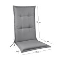 FLAP High Cushion Grey 117(45+72)x45/5 cm
