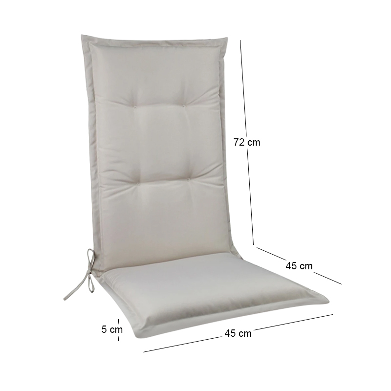 FLAP High Cushion Sandy 117(45+72)x45/5 cm