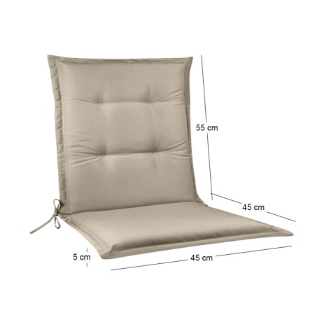 FLAP Low Cushion Cappuccino 100(45+55)x45/5 cm