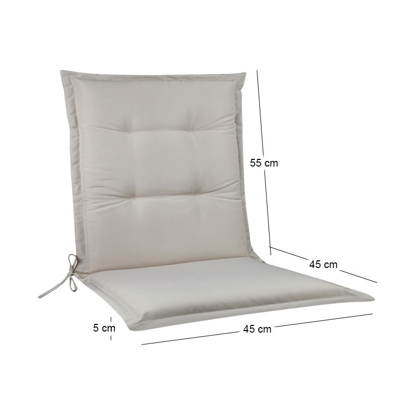 FLAP Low Cushion Sandy 100(45+55)x45/5 cm
