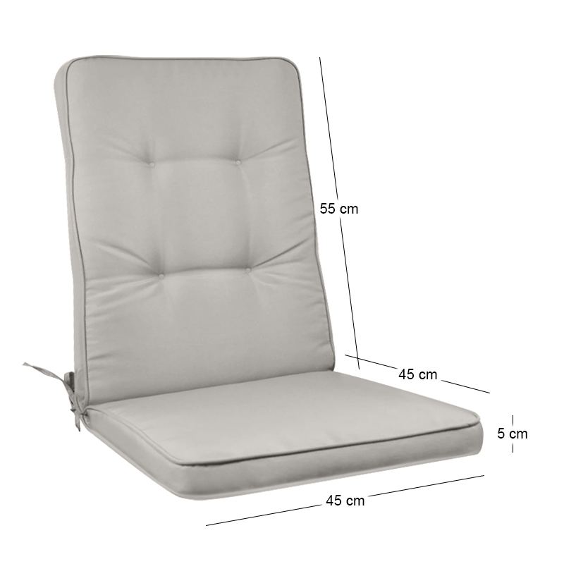 GORD Low Cushion Sandy 100(45+55)x45/5 cm