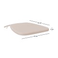 ILONA-DESTINY Cushion Pu Beige