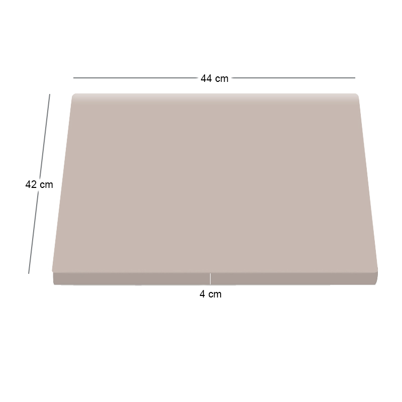 SALSA Armchair Cushion Cream (4cm)