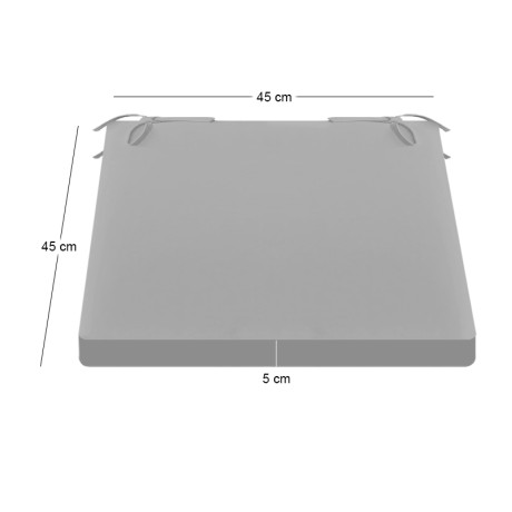 Μαξιλάρι Seat από ύφασμα σε χρώμα εκρού 45x45x5εκ