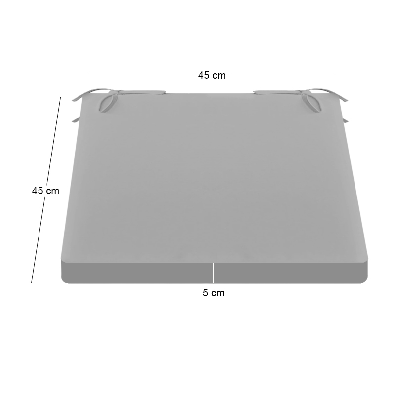SEAT Cushion 45x45/5cm Cream