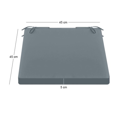 SEAT Cushion 45x45/5cm Grey