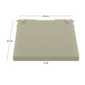 SEAT Cushion 45x45/5cm Light Brown (Beige)