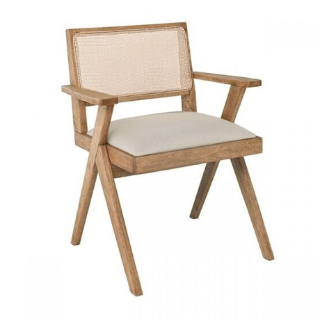 MEMORY Armchair Natural, Pu Cream