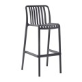 MODA Stackable Bar Stool PP-UV Anthracite